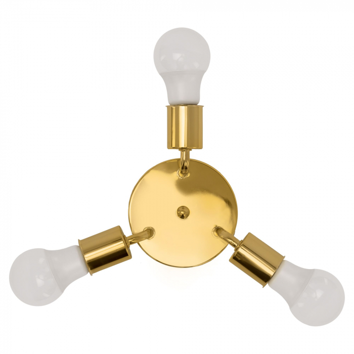 Lampă triplă de tavan Metal Gold APP704-3C [3]