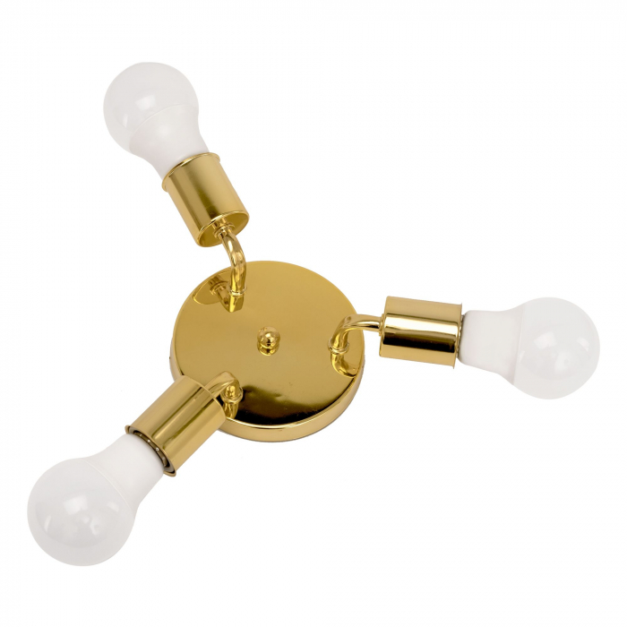 Lampă triplă de tavan Metal Gold APP704-3C [4]
