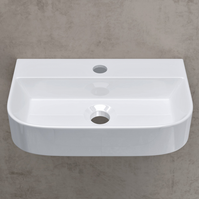 Lavoar Astra 003, alb lucios, montaj pe blat sau suspendat, ceramica [5]