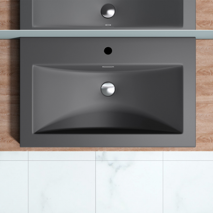 Lavoar Astra 01, alb sau negru, 60-76 sau 100 cm, montaj incorporat, compozit [6]