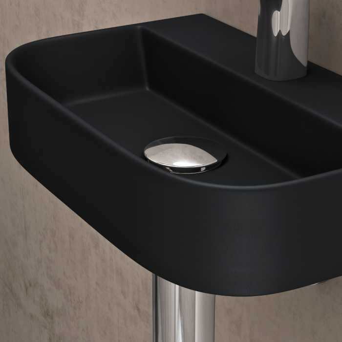 Lavoar Astra 033, negru mat, montaj pe blat sau suspendat, ceramica [5]