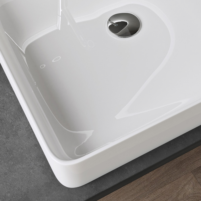 Lavoar Astra 105, alb lucios, 40 sau 50 cm, montaj pe blat, ceramica [5]