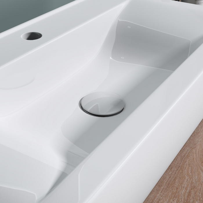 Lavoar Astra 118G, alb lucios, montaj pe blat sau suspendat, ceramica [7]