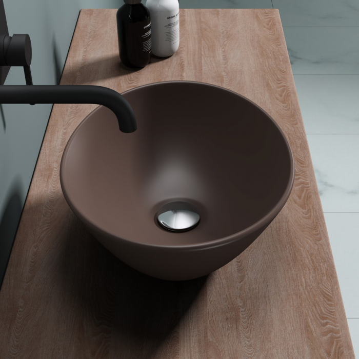 Lavoar Astra 205, alb sau negru, 42 cm, montaj pe blat, ceramica [6]