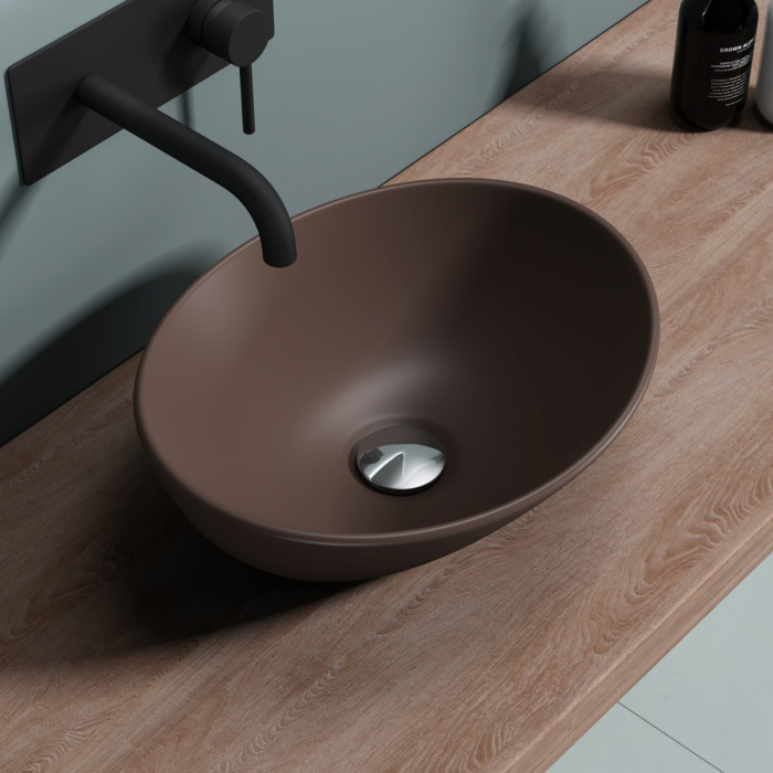 Lavoar Astra 205, alb sau negru, 42 cm, montaj pe blat, ceramica [8]