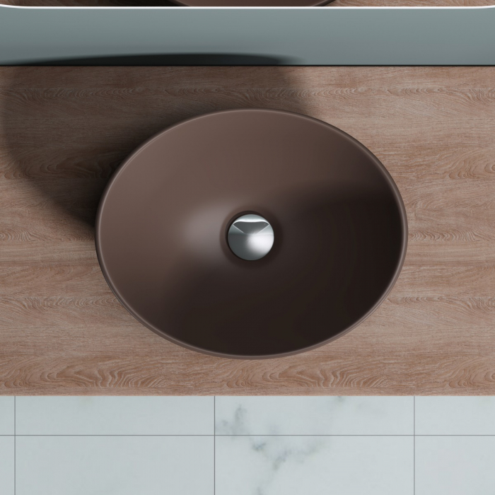 Lavoar Astra 205, alb sau negru, 42 cm, montaj pe blat, ceramica [9]