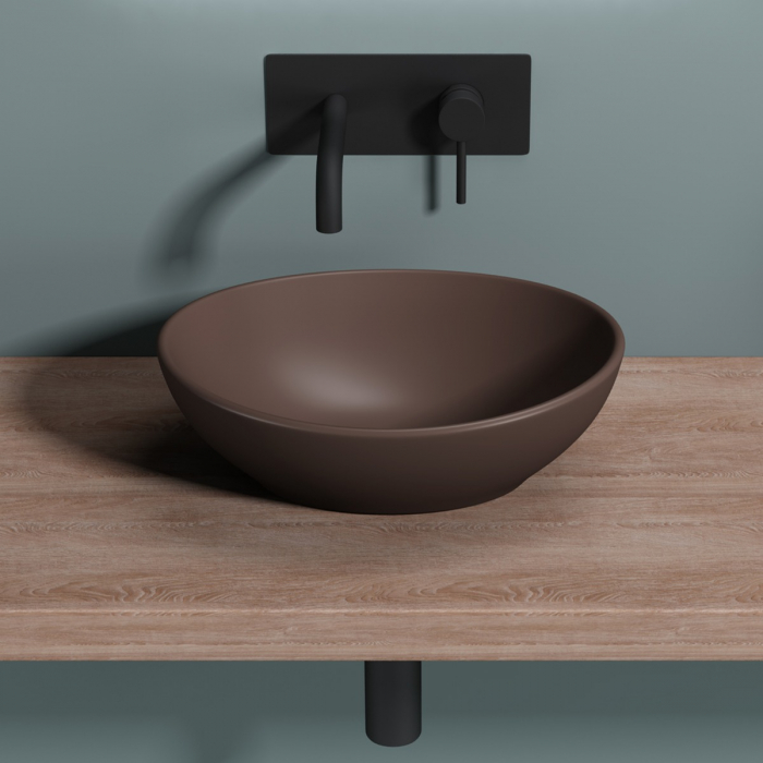 Lavoar Astra 205, alb sau negru, 42 cm, montaj pe blat, ceramica [7]