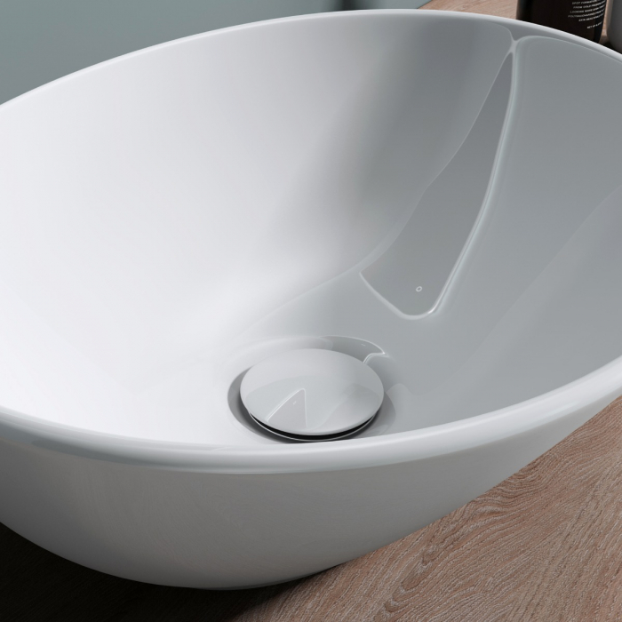 Lavoar Astra 205, alb sau negru, 42 cm, montaj pe blat, ceramica [5]