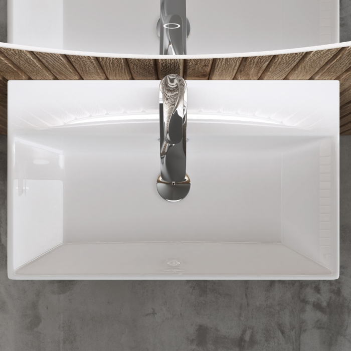 Lavoar Astra 206, alb sau negru, 41-51 sau 60 cm, montaj pe blat sau suspendat, ceramica [5]