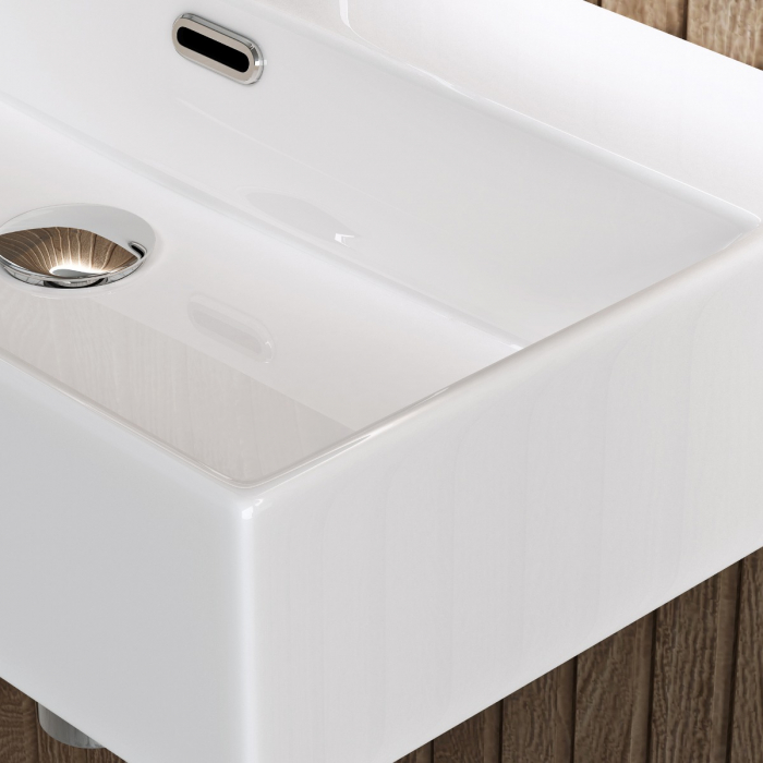 Lavoar Astra 206, alb sau negru, 41-51 sau 60 cm, montaj pe blat sau suspendat, ceramica [3]