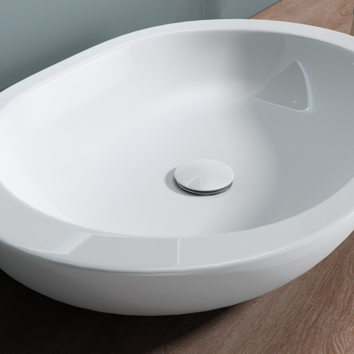 Lavoar Astra 5056, alb lucios, montaj pe blat , ceramica [7]