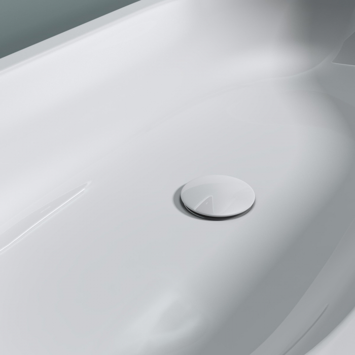 Lavoar Astra 5057, alb lucios, montaj pe blat , ceramica [7]