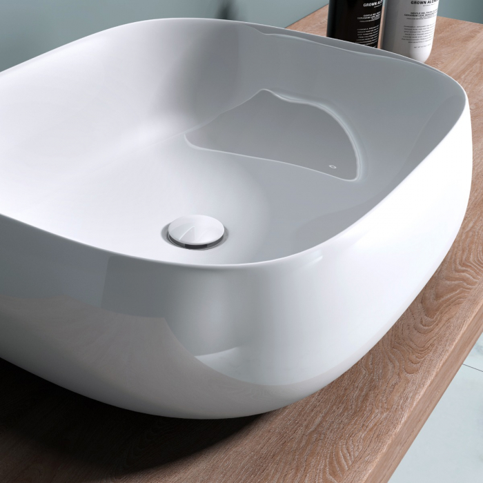 Lavoar Astra 5104, alb lucios, montaj pe blat , ceramica [7]