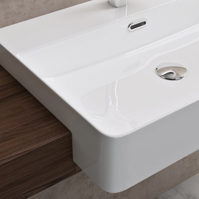 Lavoar Astra 702, alb lucios, 42-50 sau 60 cm, montaj incorporat, ceramica [5]