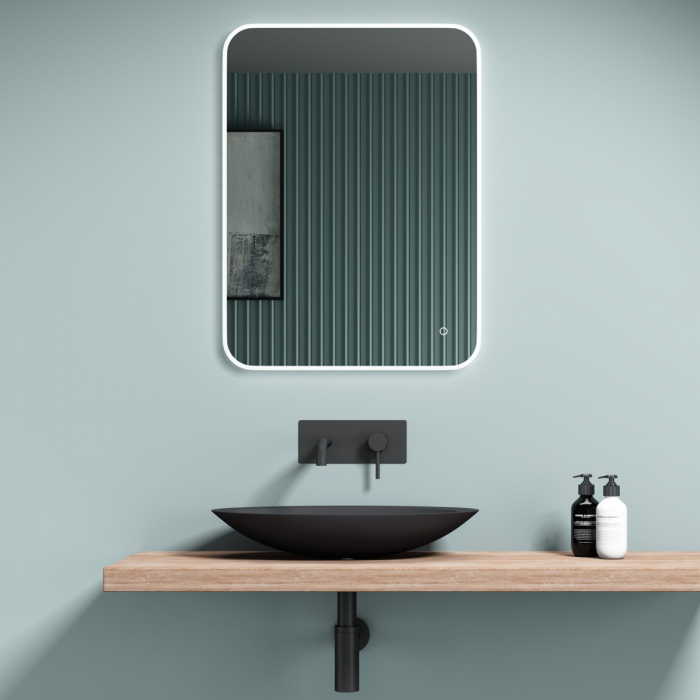 Lavoar Astra 802, alb sau negru, 59 cm, montaj pe blat, compozit [13]