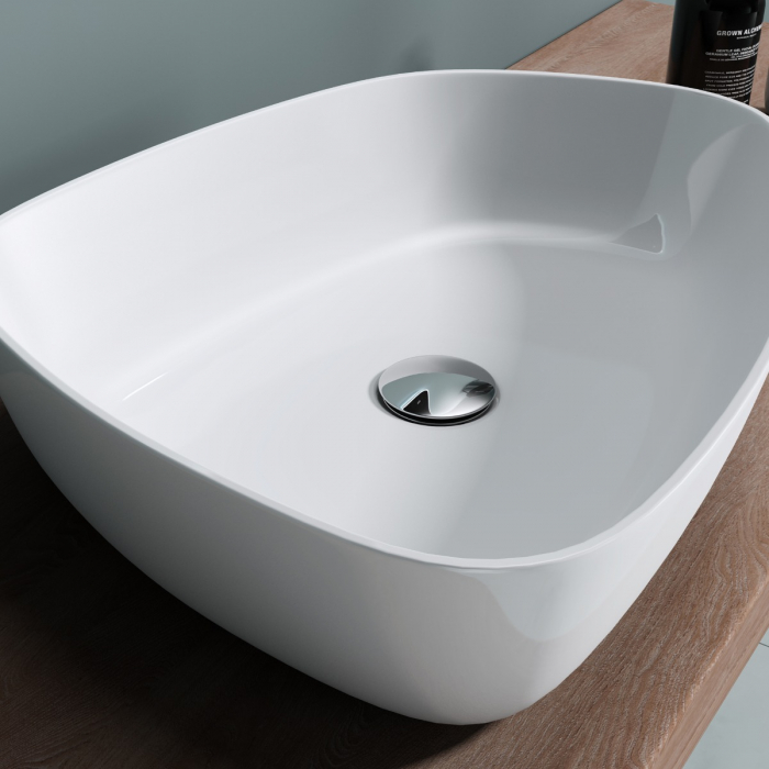 Lavoar Astra 806, alb sau negru, 50 cm, montaj pe blat, compozit [9]