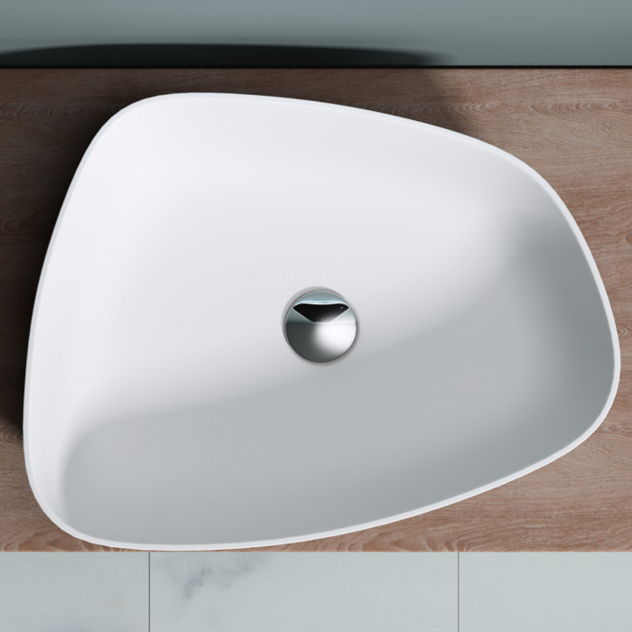 Lavoar Astra 806, alb sau negru, 50 cm, montaj pe blat, compozit [5]