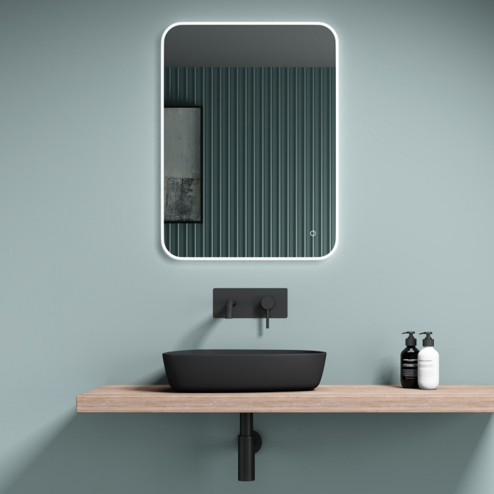 Lavoar Astra 806, alb sau negru, 50 cm, montaj pe blat, compozit [13]
