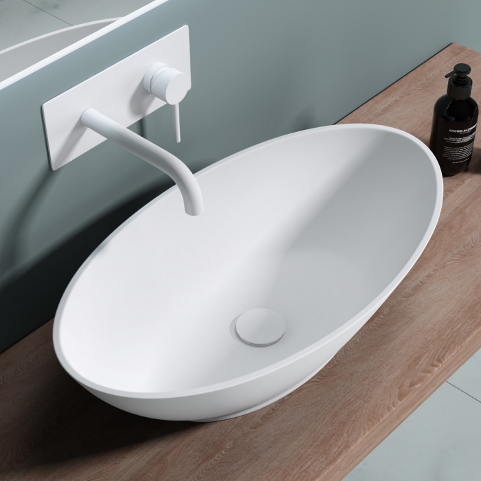 Lavoar Astra 807, alb sau negru, 62 cm, montaj pe blat, compozit [10]