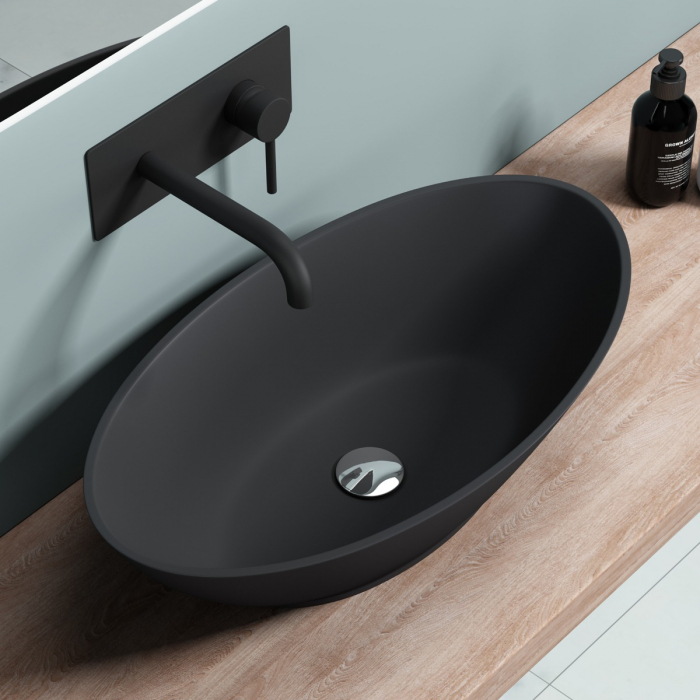 Lavoar Astra 807, alb sau negru, 62 cm, montaj pe blat, compozit [2]