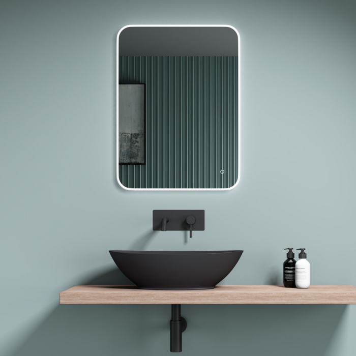 Lavoar Astra 807, alb sau negru, 62 cm, montaj pe blat, compozit [5]