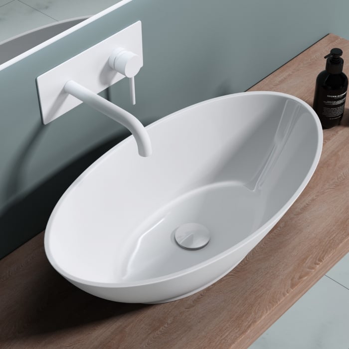 Lavoar Astra 807, alb sau negru, 62 cm, montaj pe blat, compozit [6]