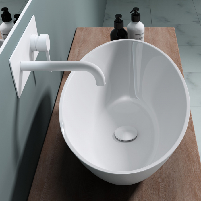 Lavoar Astra 807, alb sau negru, 62 cm, montaj pe blat, compozit [7]