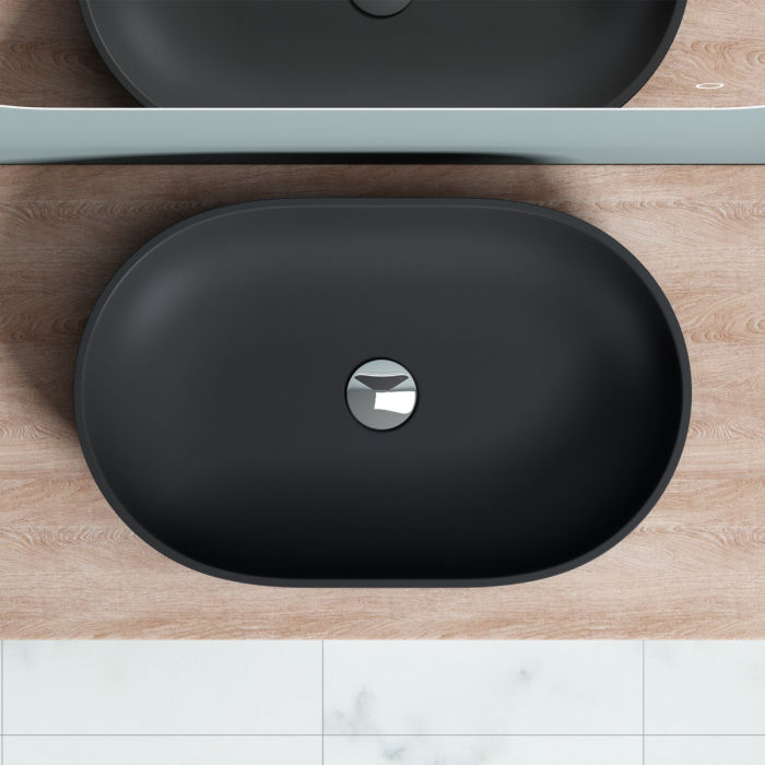 Lavoar Astra 808, alb sau negru, 54 cm, montaj pe blat, compozit [13]