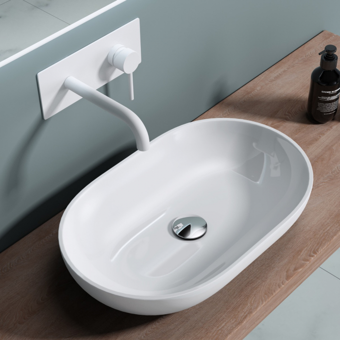 Lavoar Astra 808, alb sau negru, 54 cm, montaj pe blat, compozit [6]