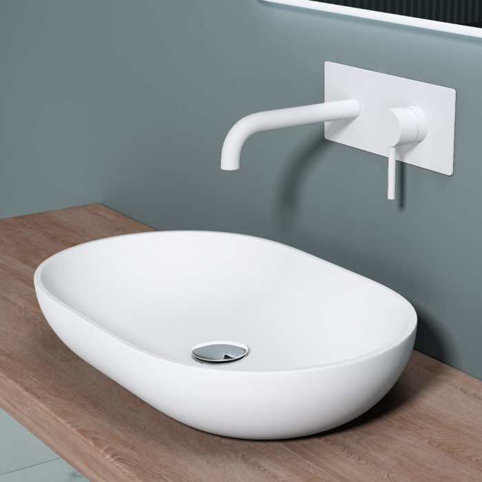 Lavoar Astra 808, alb sau negru, 54 cm, montaj pe blat, compozit [3]