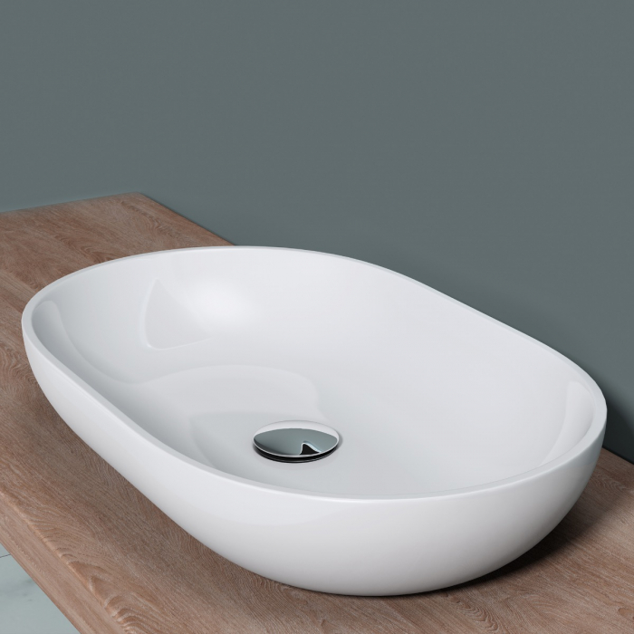 Lavoar Astra 808, alb sau negru, 54 cm, montaj pe blat, compozit [7]