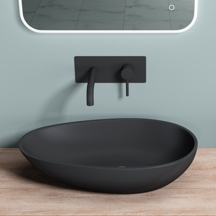 Lavoar Astra 809, alb sau negru, 60 cm, montaj pe blat, compozit [3]