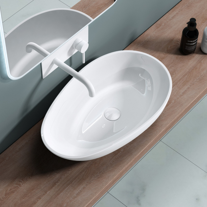 Lavoar Astra 809, alb sau negru, 60 cm, montaj pe blat, compozit [8]