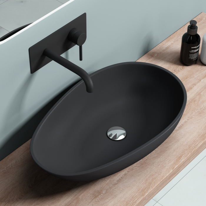 Lavoar Astra 809, alb sau negru, 60 cm, montaj pe blat, compozit [2]