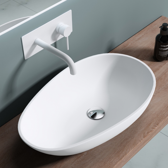 Lavoar Astra 809, alb sau negru, 60 cm, montaj pe blat, compozit [4]