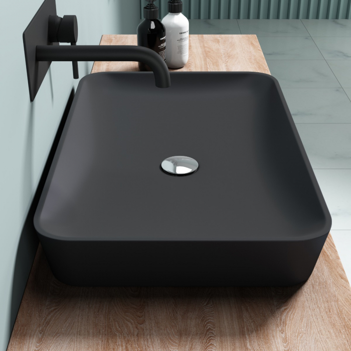 Lavoar Astra 815, alb sau negru, 60 cm, montaj pe blat, compozit [3]
