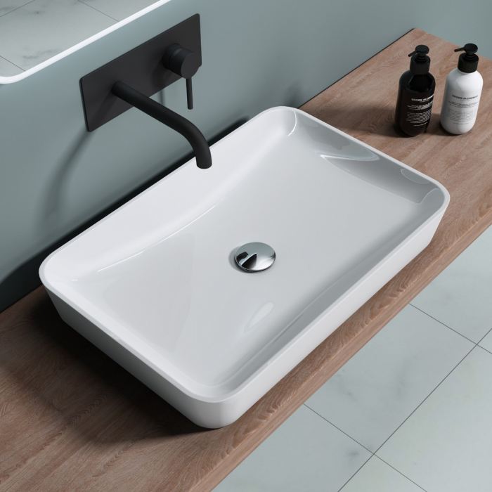 Lavoar Astra 815, alb sau negru, 60 cm, montaj pe blat, compozit [5]