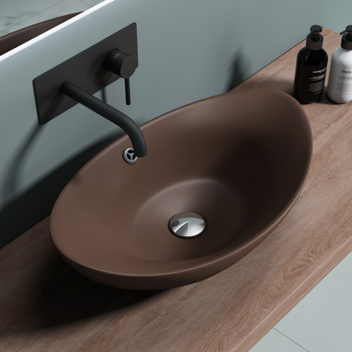 Lavoar Astra 818, alb sau negru, 42 cm, montaj pe blat, ceramica [5]