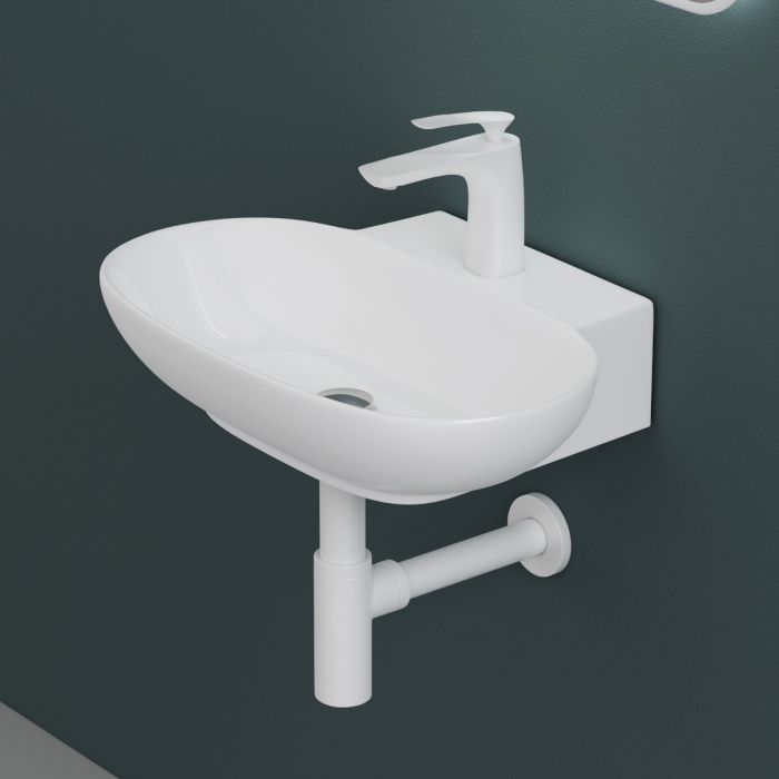 Lavoar Astra 899, alb lucios, montaj pe blat sau suspendat, ceramica [8]