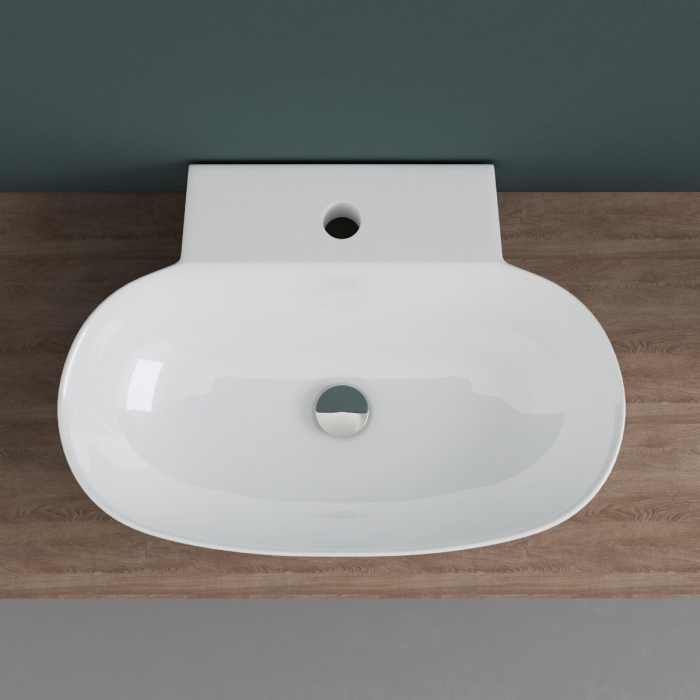 Lavoar Astra 899, alb lucios, montaj pe blat sau suspendat, ceramica [4]