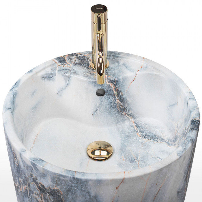 Lavoar de podea Anya Granit Matt, ceramica, cu model [2]