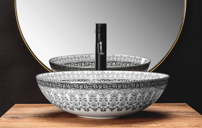 Lavoar pe blat Arte Dark Grey, ceramica, Gri [4]
