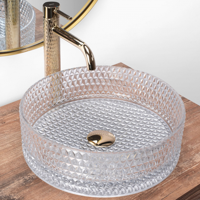 Lavoar pe blat Cristal transparent, sticla, transparent [3]