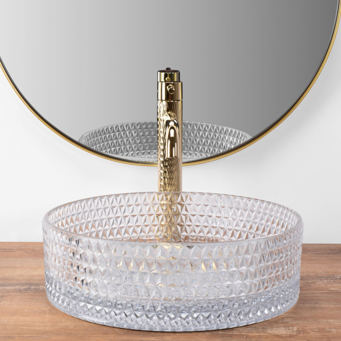 Lavoar pe blat Cristal transparent, sticla, transparent [4]