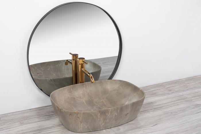 Lavoar pe blat Freja Beige, ceramica, Bej [5]