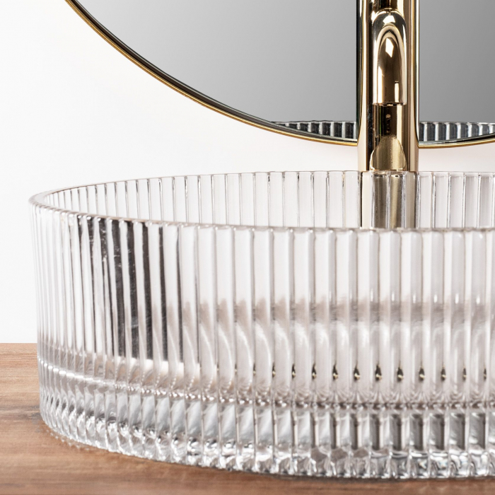 Lavoar pe blat Ingrid transparent, sticla, transparent [5]