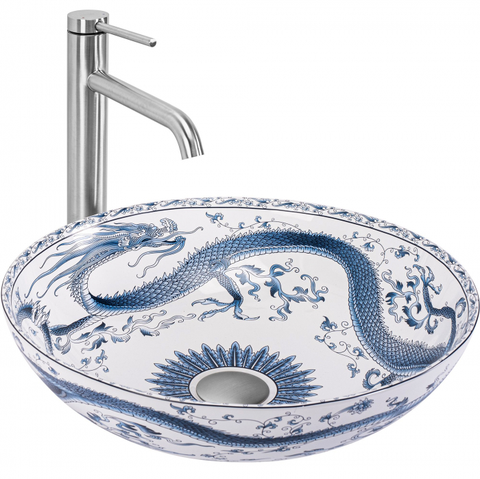 Lavoar pe blat Kioto, ceramica, cu model [1]