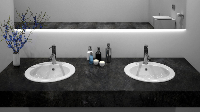 Lavoar Suspendabil Dalia, ceramica, alb lucios [7]