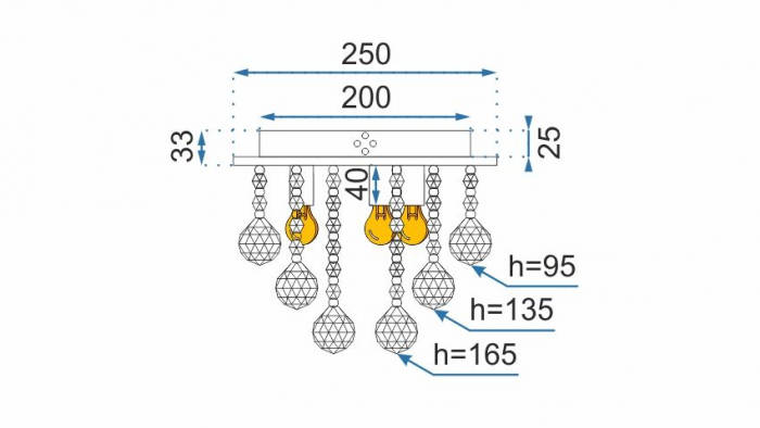 Lustra de tavan din cristal Plafond APP404-C [4]