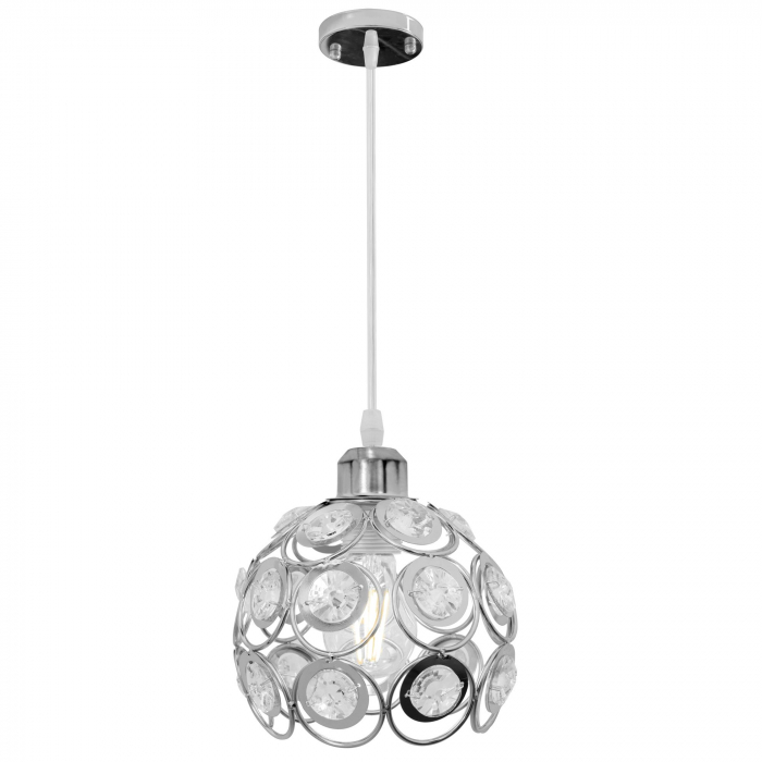 LUSTRA ELEGANTA  DE TAVAN APP207 LOFT Argintiu [2]